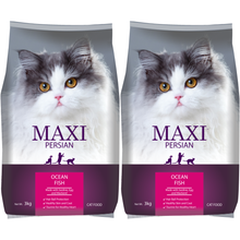 Load image into Gallery viewer, Maxi Persian Adult(+1 Year) Dry Cat Food, Ocean Fish, 3 kg (Buy 1 GET 1 FREE)
