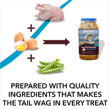 Load image into Gallery viewer, Meat Up Chicken Flavour , Real Chicken Biscuit, Dog Treats -500g Jar ( Buy 1 Get 1 Free)
