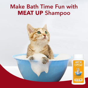 Meat Up Cat Care Shampoo , 200 ML (Buy 1 Get 1 Free)