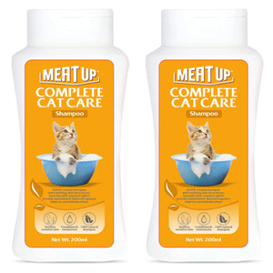 Meat Up Cat Care Shampoo , 200 ML (Buy 1 Get 1 Free)