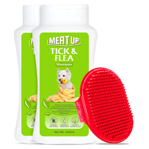 Meat Up Dogs Tick & Flea Repellent Shampoo