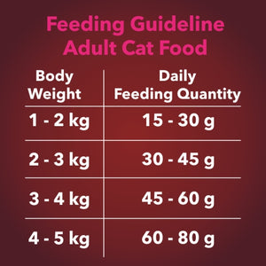 Meat Up Adult Cat Food ,3 kg (Buy 1 Get 1 Free) + Stainless Steel Cat Feeding Bowl (Buy 1 Get 1 Free), 225ml