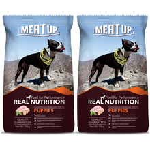 Load image into Gallery viewer, Meat Up Puppy Dog Food, 10 kg (Buy 1 Get 1 Free)

