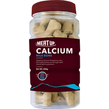 Load image into Gallery viewer, Meat Up Calcium Bone Jar, Dog Supplement Treats - 240 gm, 30 Pieces (Buy 1 Get 1 Free)
