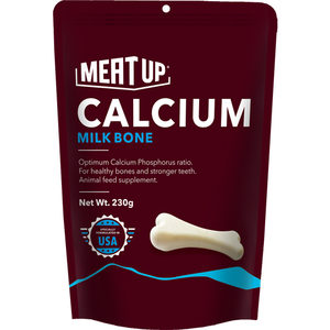 Meat Up Calcium Bone Pouch , Dog Treats , 230 gm (25 pcs)