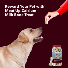 Load image into Gallery viewer, Meat Up Calcium Bone Jar, Dog Supplement Treats - 240 gm, 30 Pieces (Buy 1 Get 1 Free)
